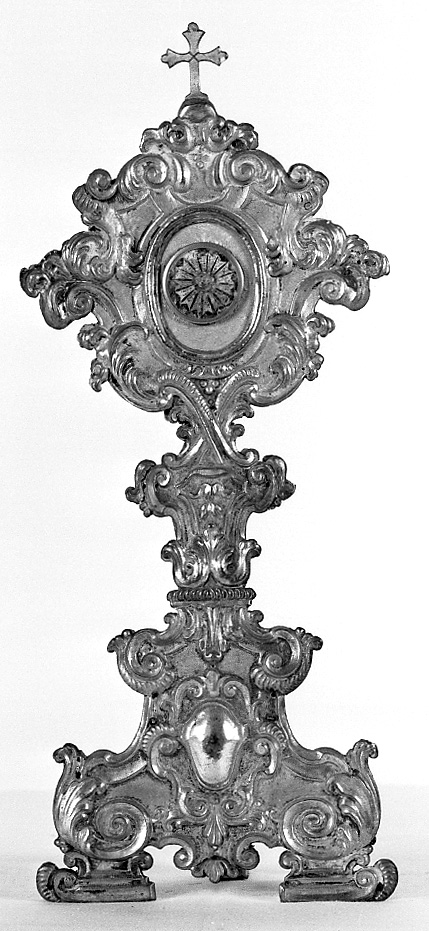 reliquiario - a ostensorio - bottega emiliana (fine sec. XVIII)