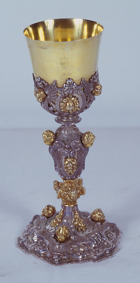 calice - bottega emiliana (sec. XVII)