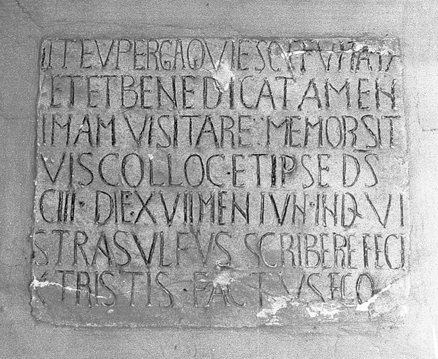 lapide - bottega italiana (sec. V)