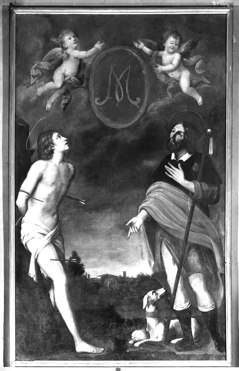 San Sebastiano e San Rocco (dipinto) - ambito emiliano (primo quarto sec. XVII)