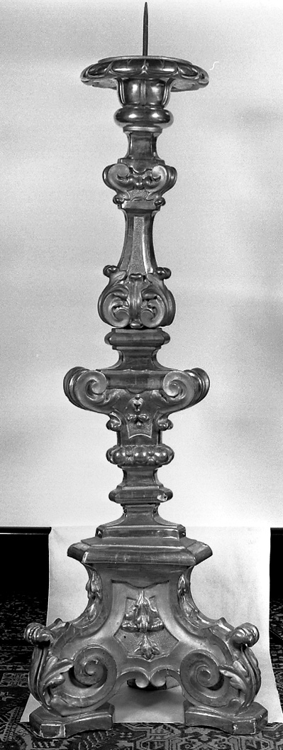 base per il cero pasquale - bottega emiliana (ultimo quarto sec. XVIII)