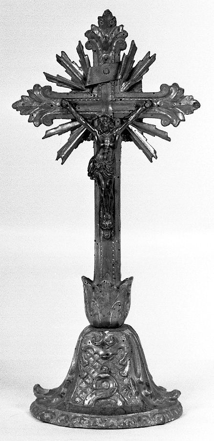 croce da tavolo - bottega emiliana (secondo quarto sec. XIX)