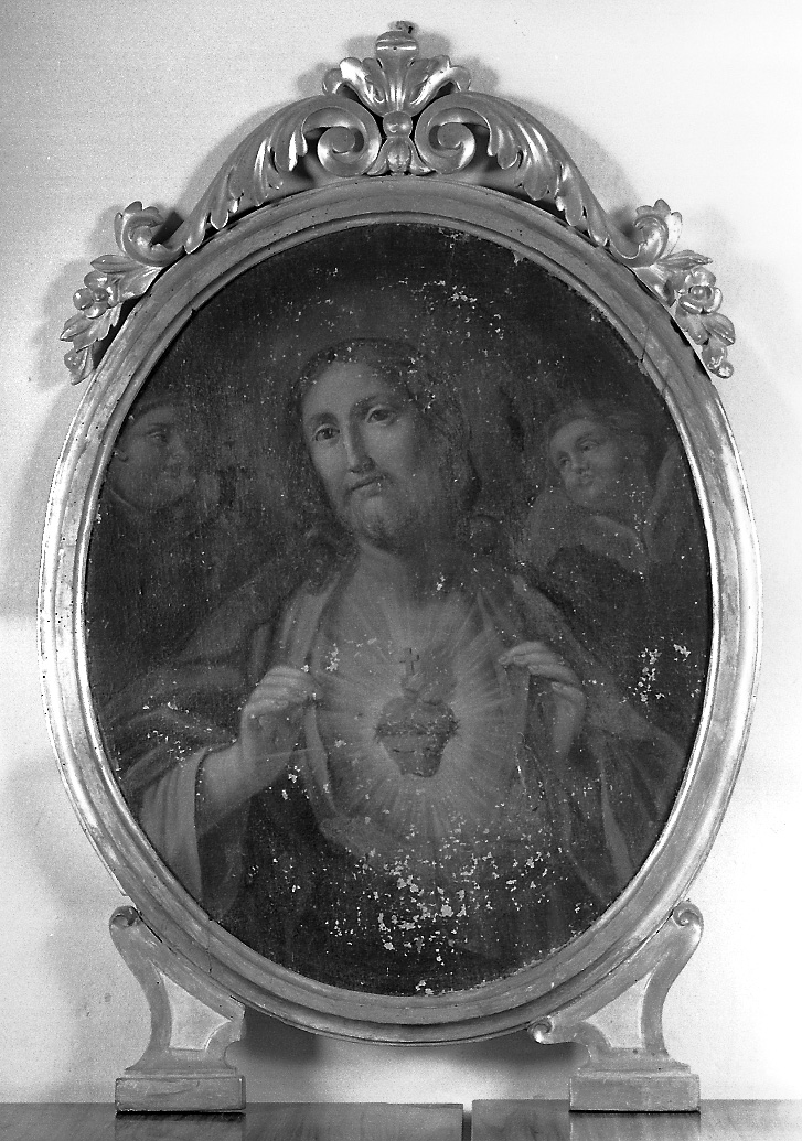 Sacro Cuore di Gesù (dipinto) - ambito emiliano (fine/inizio secc. XVIII/ XIX)