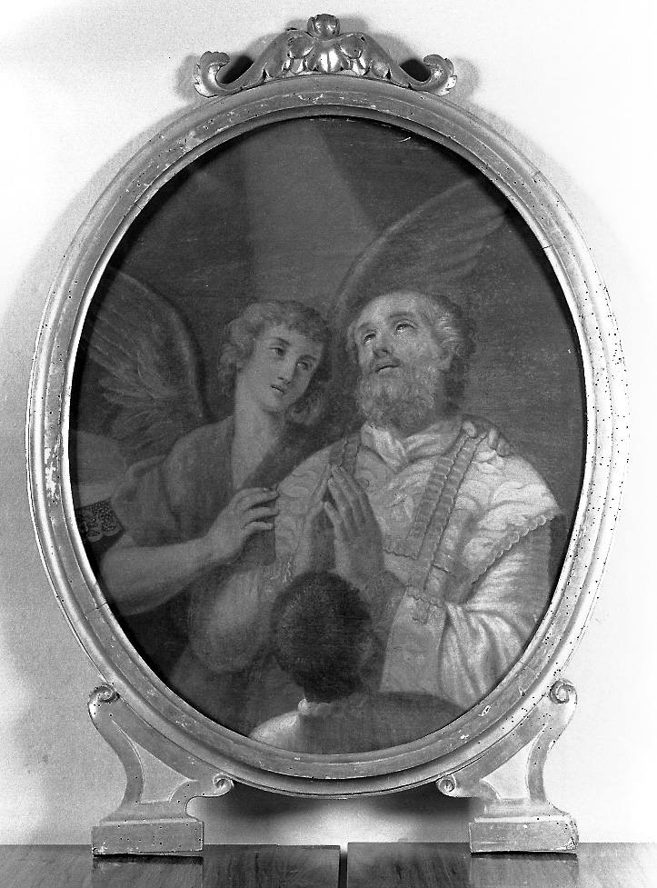 San Filippo Neri e un angelo (dipinto) - ambito emiliano (fine sec. XVIII)