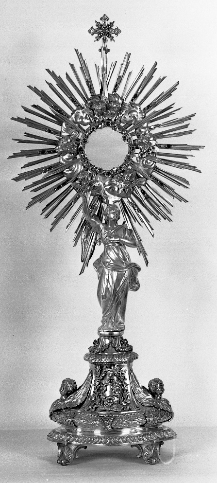ostensorio - a raggiera - bottega emiliana (sec. XVIII)