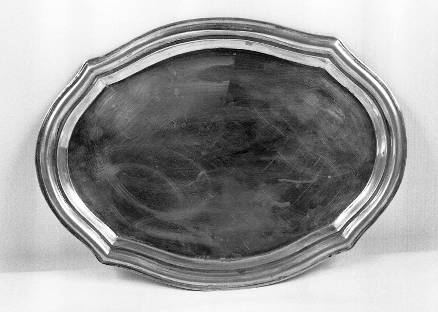 piattino da comunione - bottega emiliana (sec. XIX)