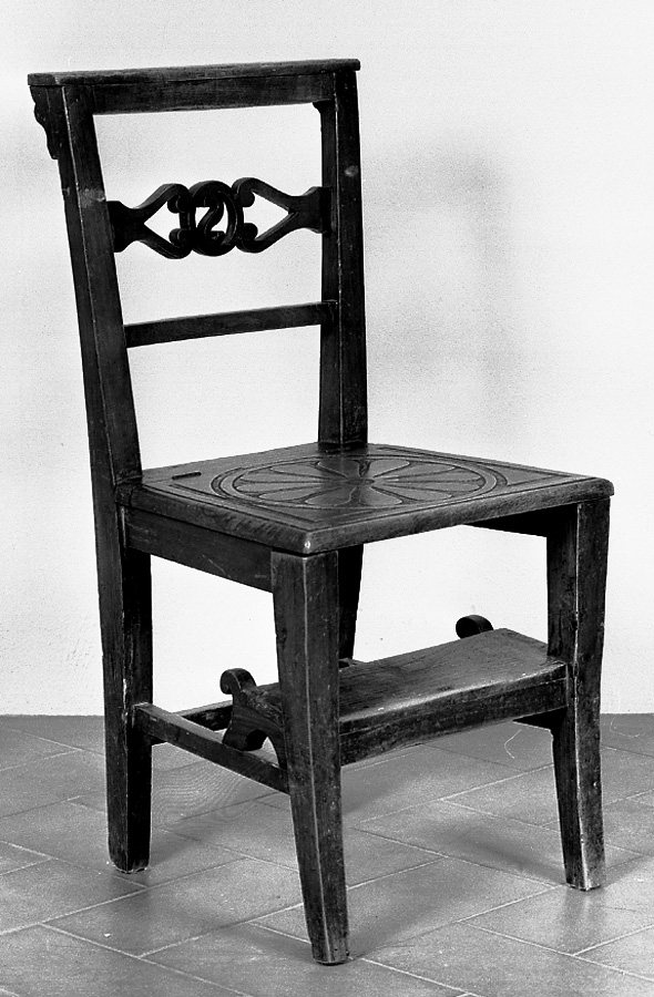 sedia-inginocchiatoio - bottega emiliana (seconda metà sec. XIX)