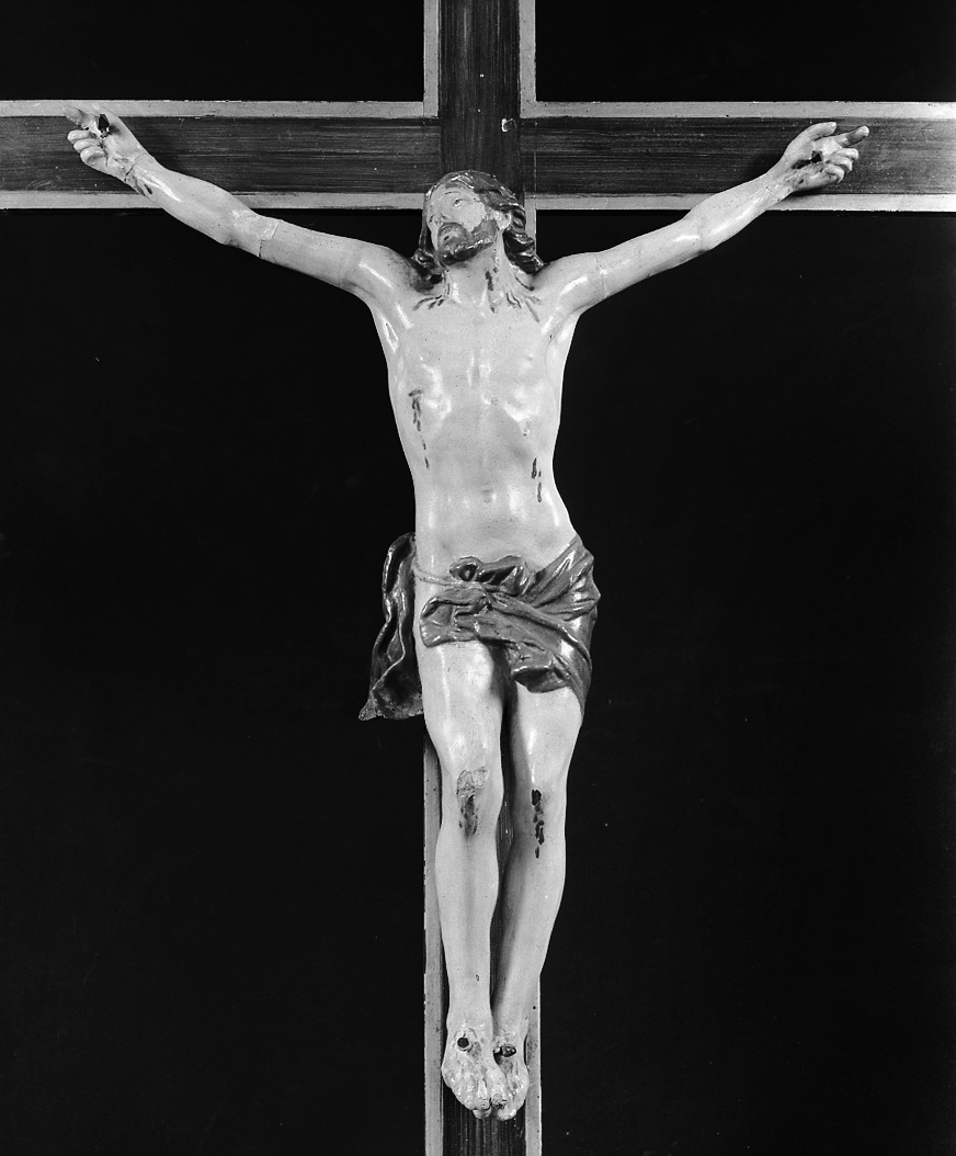 Gesù Cristo crocifisso (scultura) - bottega emiliana (fine/inizio secc. XVIII/ XIX)