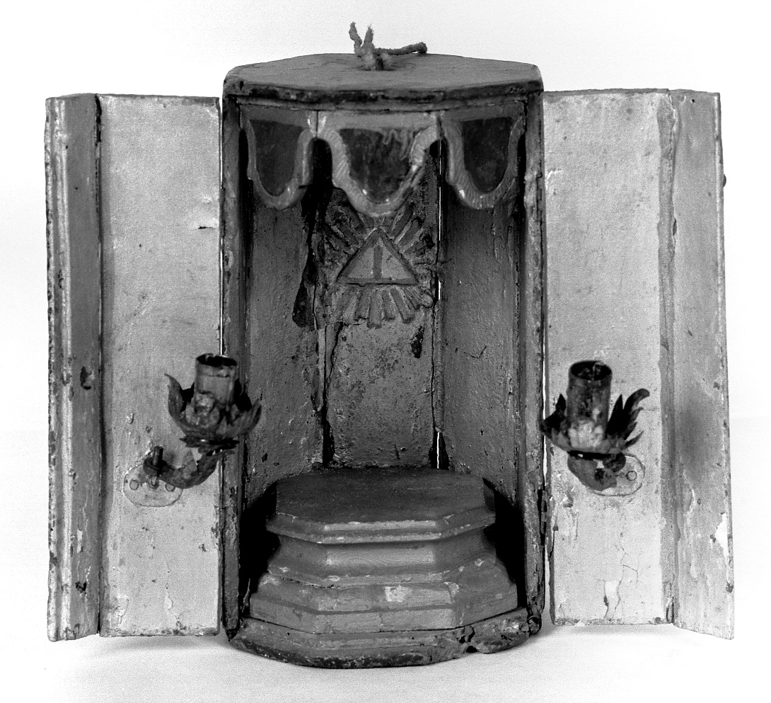 tabernacolo portatile - bottega emiliana (prima metà sec. XIX)
