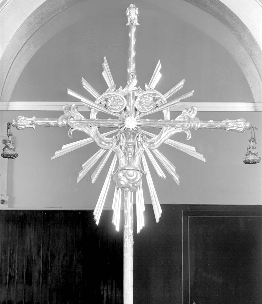 croce processionale - bottega emiliana (primo quarto sec. XX)