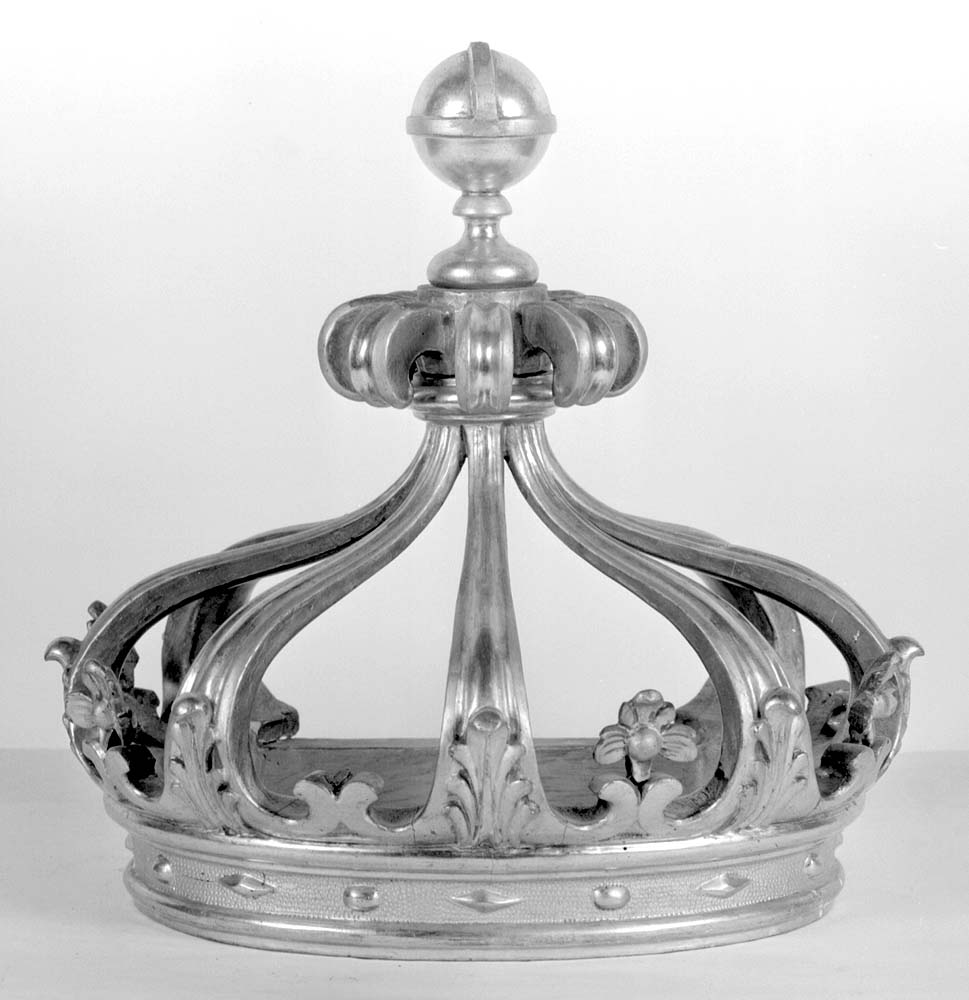 corona di tronetto per esposizione eucaristica - bottega emiliana (seconda metà sec. XIX)