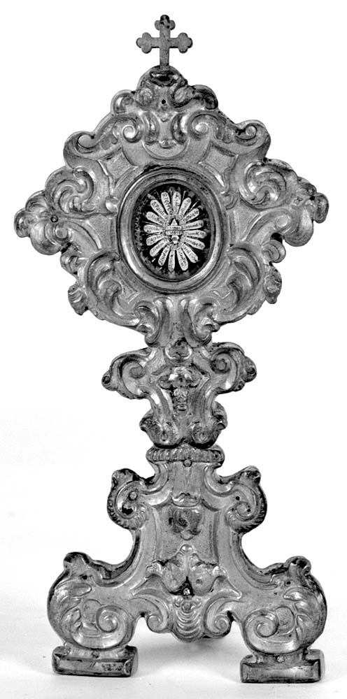 reliquiario - a ostensorio - bottega emiliana (prima metà sec. XVIII)