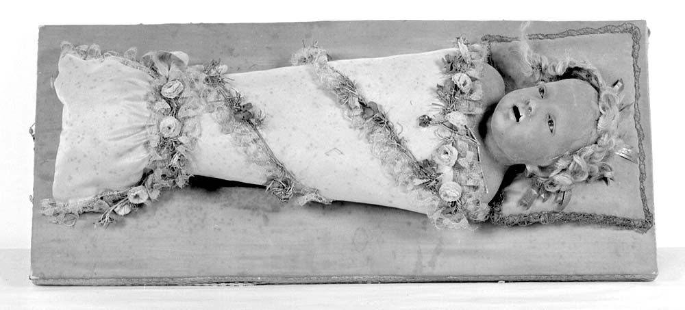 Gesù Bambino (statuetta devozionale) - bottega emiliana (prima metà sec. XIX)