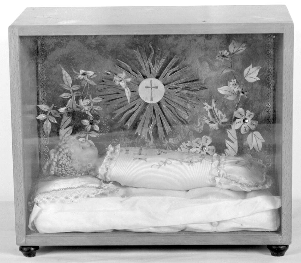 Gesù Bambino (statuetta devozionale) - bottega emiliana (prima metà sec. XIX)