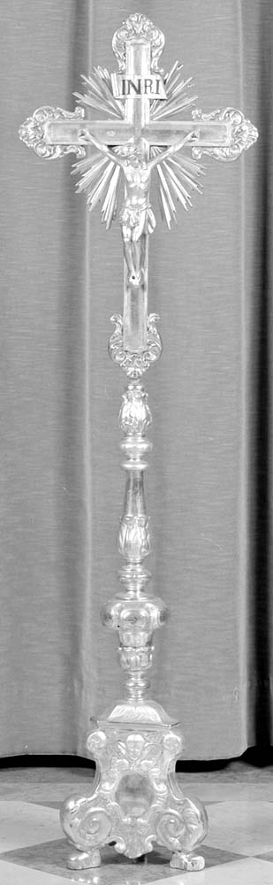 croce d'altare - bottega emiliana (sec. XVIII)