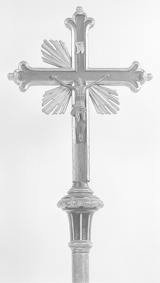 croce processionale - bottega emiliana (sec. XIX)