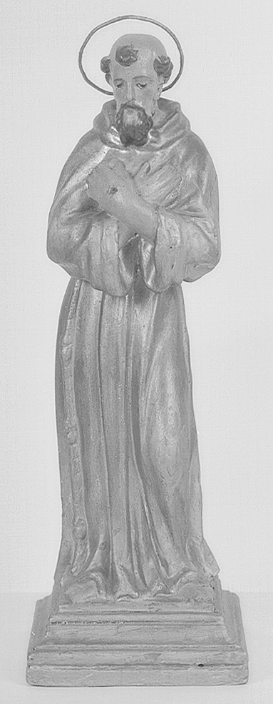 San Francesco d'Assisi (statuetta devozionale) - bottega emiliana (sec. XVIII)