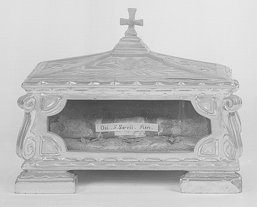 reliquiario - bottega emiliana (sec. XVIII)