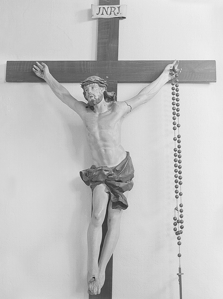 Gesù Cristo crocifisso (scultura) - bottega emiliana (sec. XVIII)
