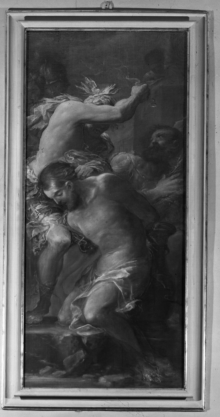 flagellazione di Cristo (dipinto, elemento d'insieme) di Micheli Pietro da Torrita (prima metà sec. XVIII)
