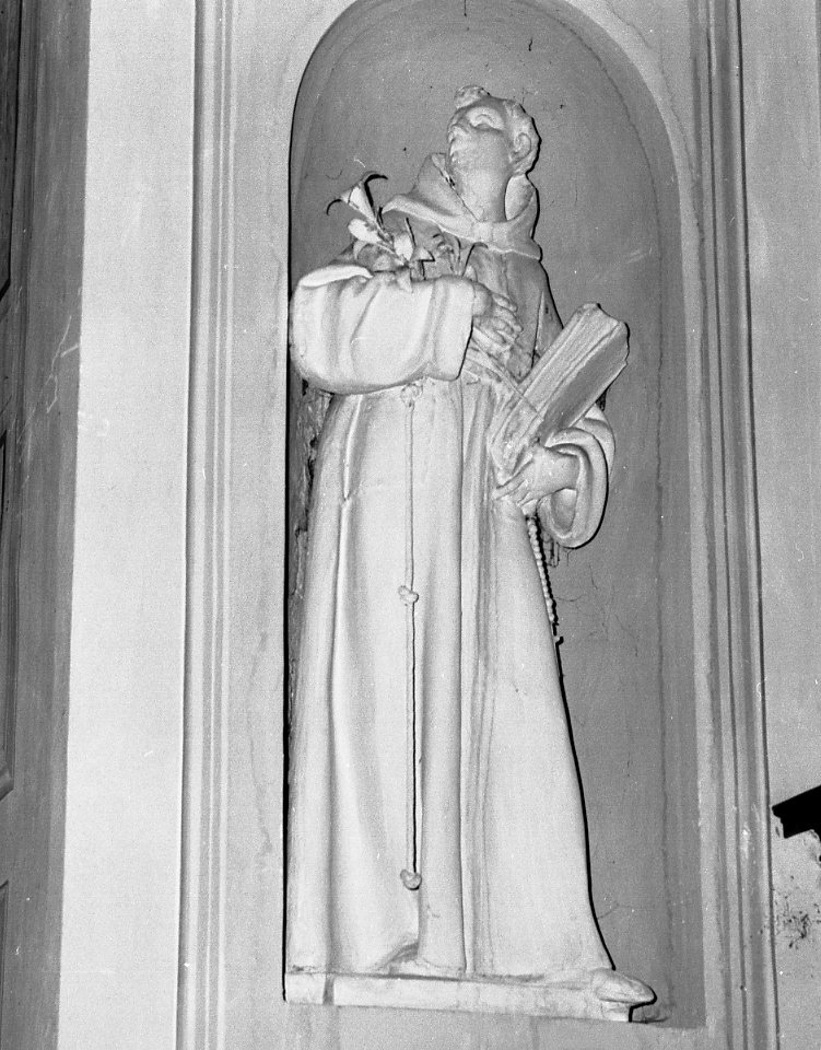 Sant'Antonio da Padova (statua) di Piò Domenico (attribuito) (prima metà sec. XVIII)