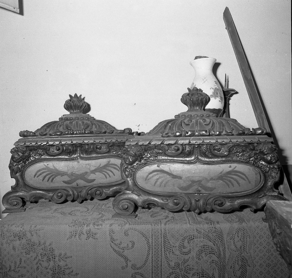reliquiario - bottega emiliano-romagnola (secc. XVII/ XVIII)