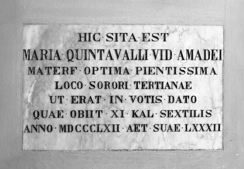 lapide - bottega emiliano-romagnola (sec. XIX)