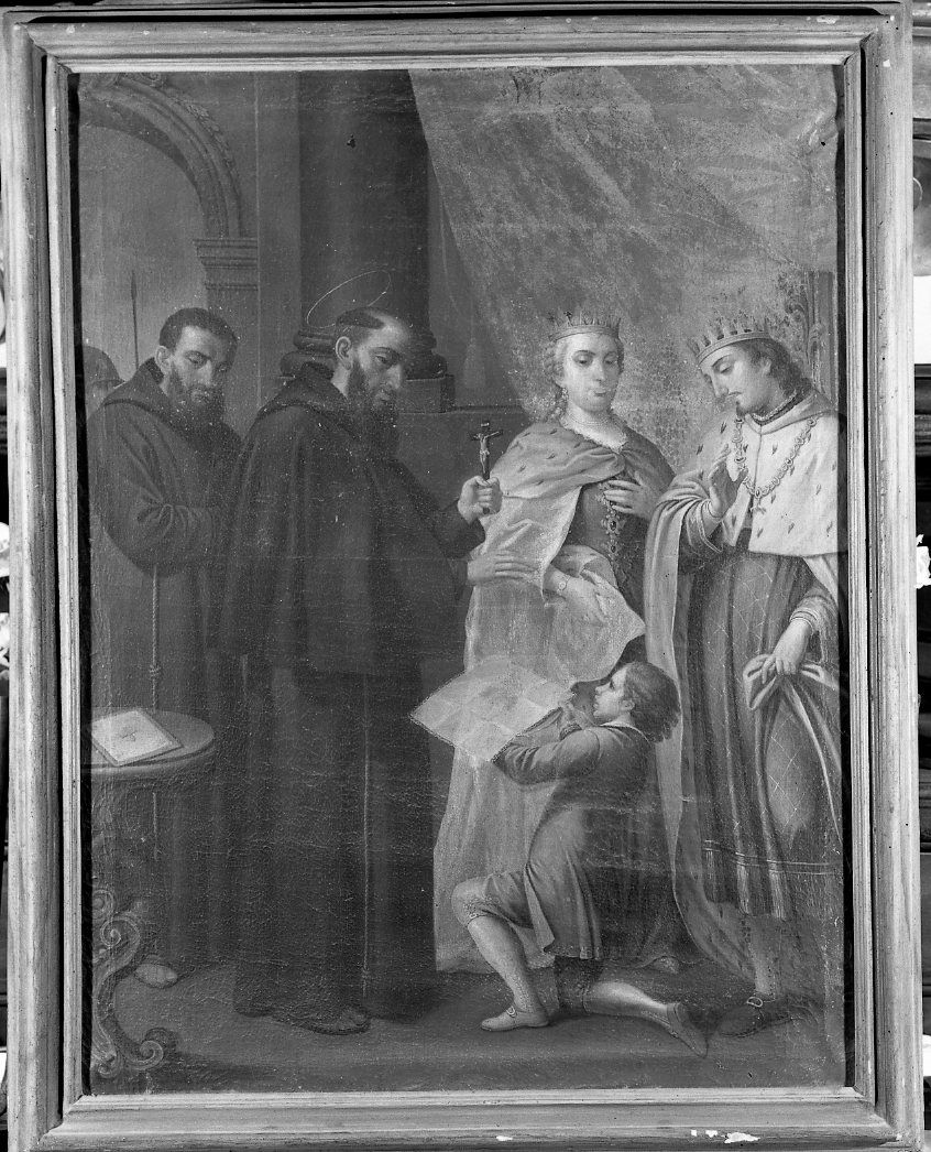 miracolo di San Lorenzo da Brindisi (dipinto) di Righini Giuseppe (attribuito) (sec. XVIII)