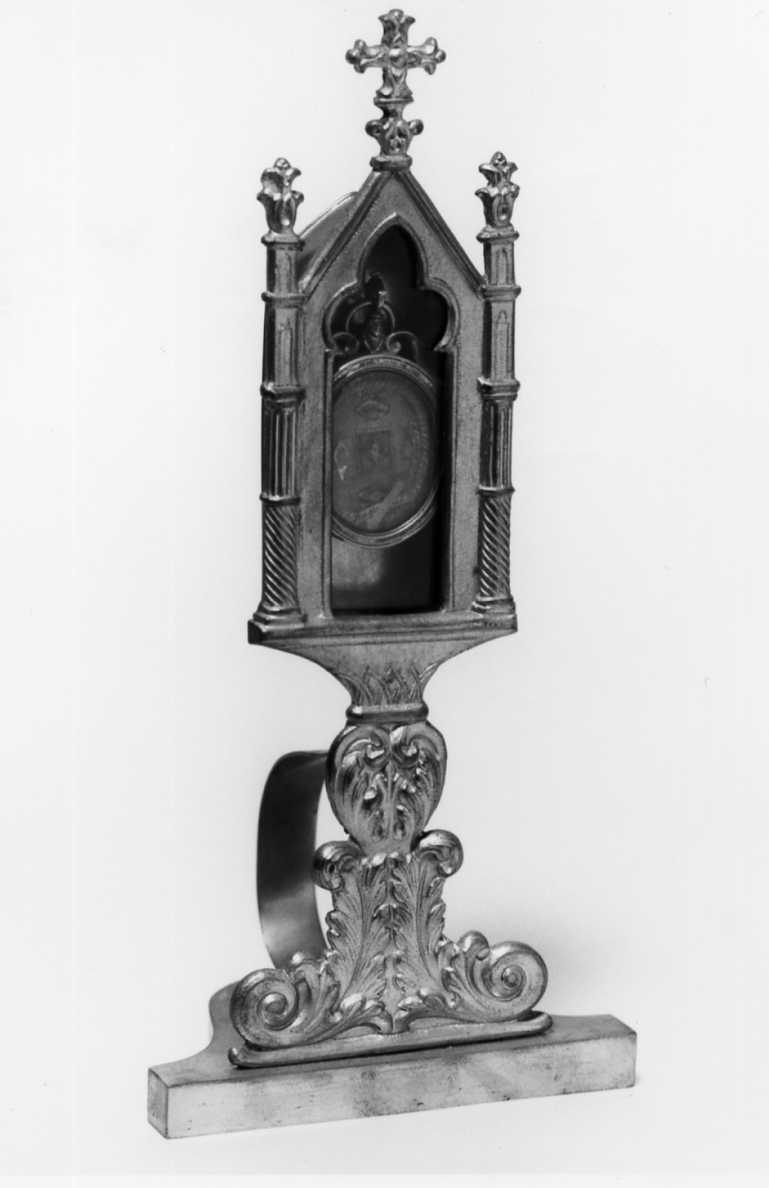 reliquiario - a ostensorio - manifattura bolognese (seconda metà sec. XIX)