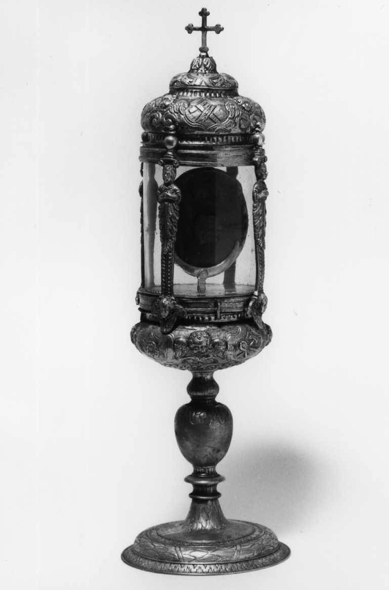 reliquiario architettonico - a tempietto - manifattura bolognese (prima metà sec. XVII)