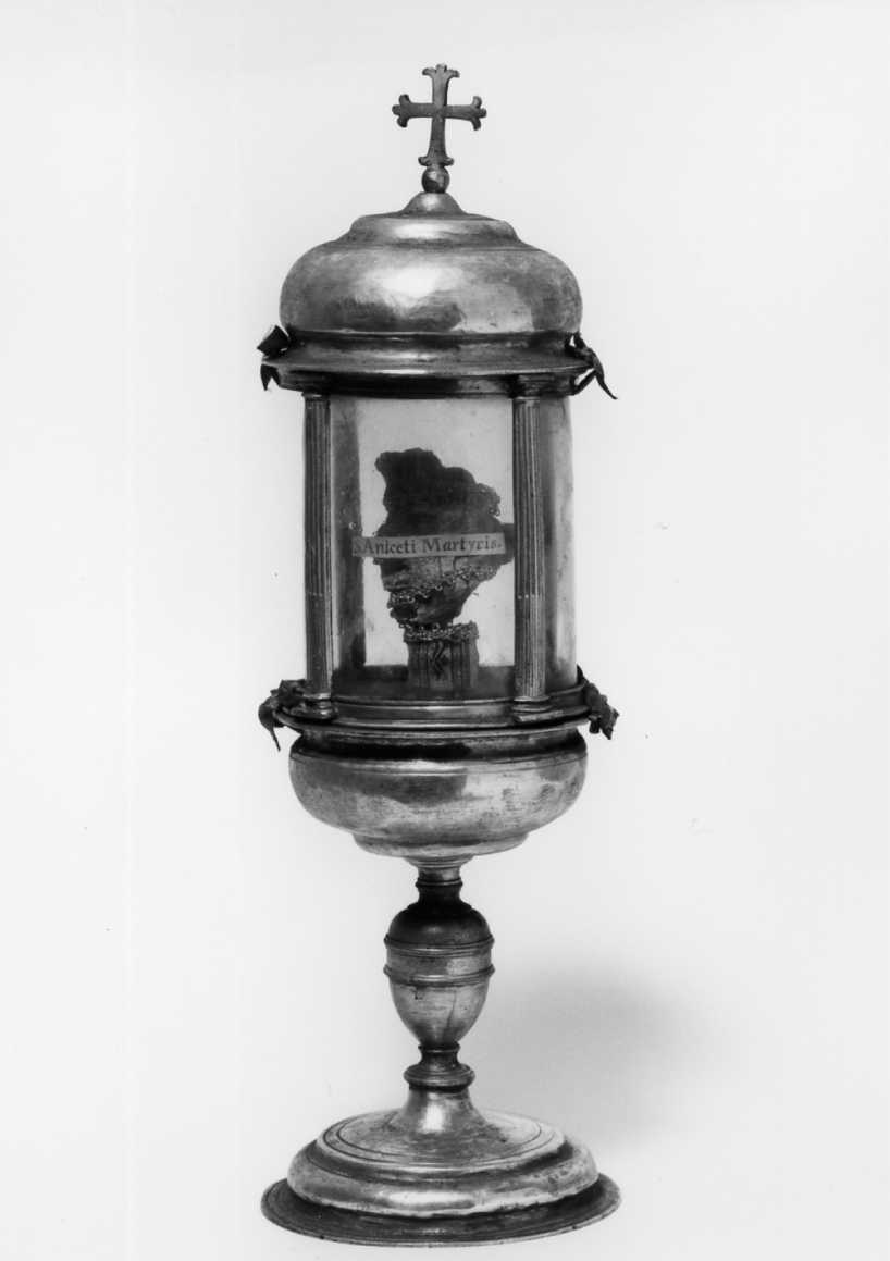 reliquiario architettonico - a tempietto - manifattura bolognese (prima metà sec. XVII)