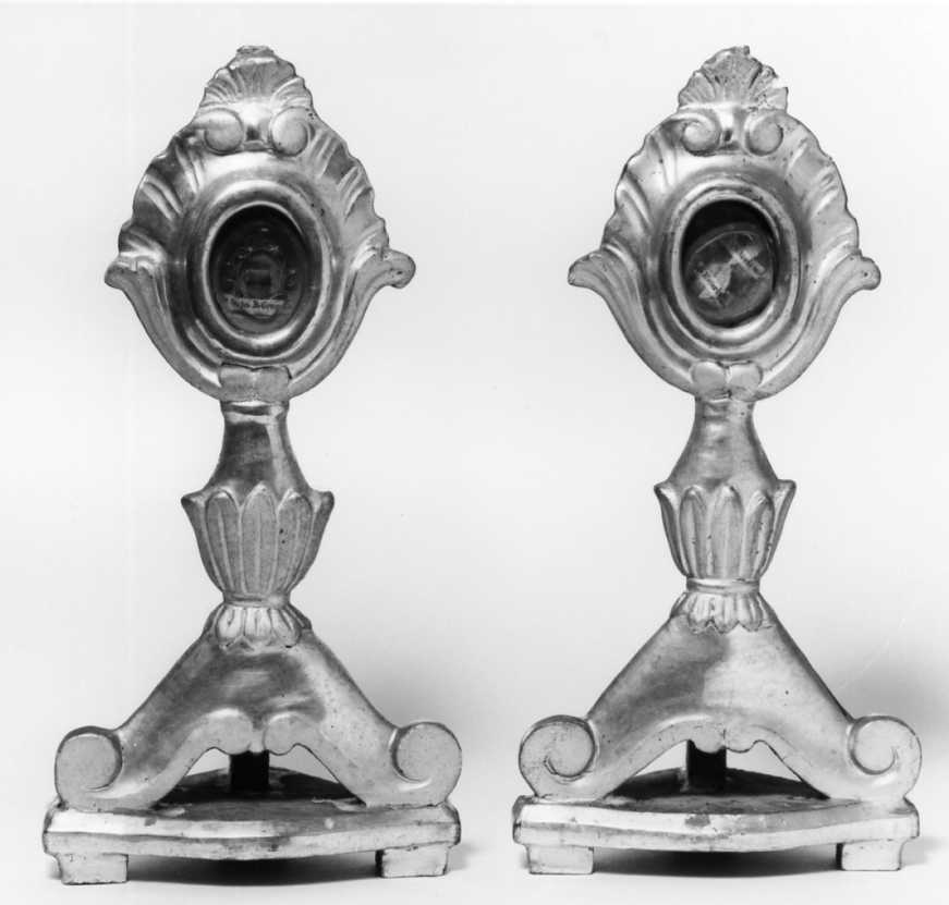 reliquiario - a ostensorio - manifattura bolognese (sec. XIX)