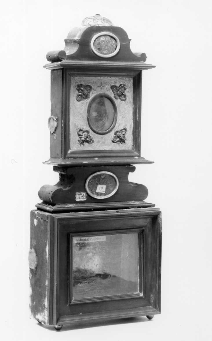 reliquiario - a tabella - manifattura emiliana (prima metà sec. XVII)