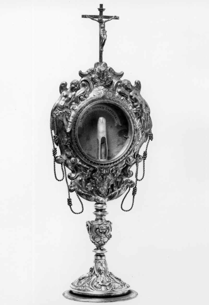 reliquiario - a ostensorio - manifattura emiliana (sec. XVII)