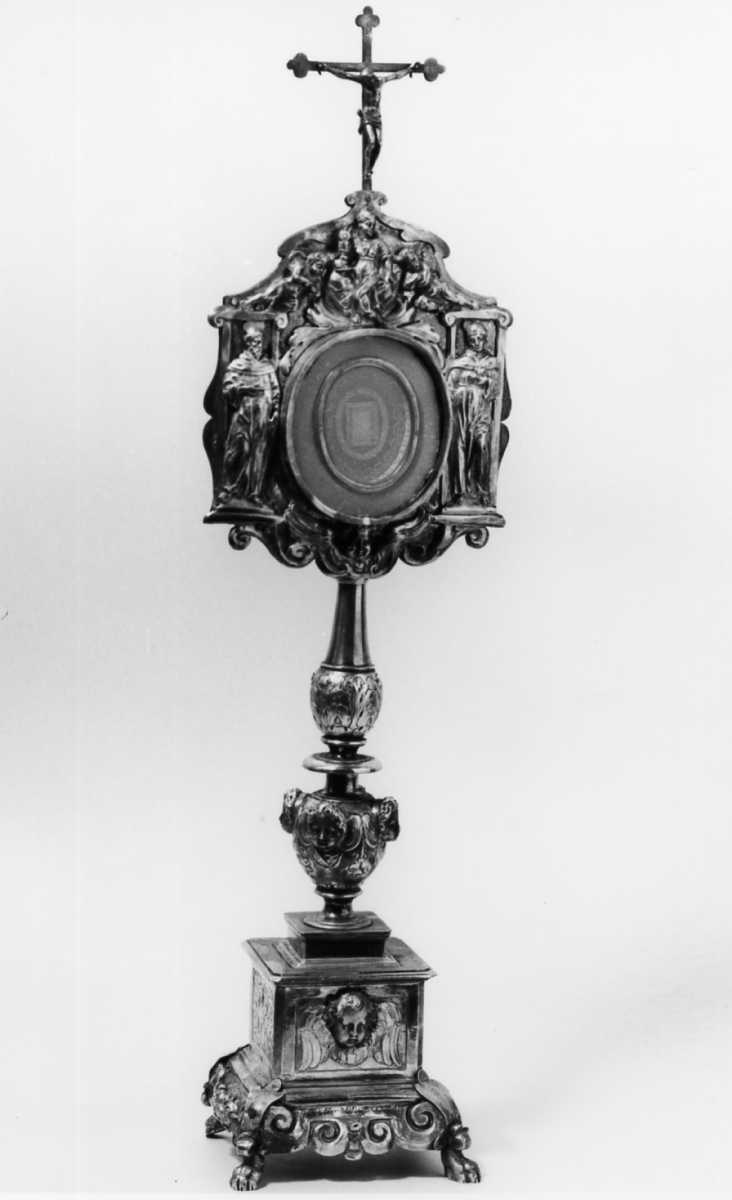 reliquiario - a ostensorio - manifattura bolognese (sec. XVII)