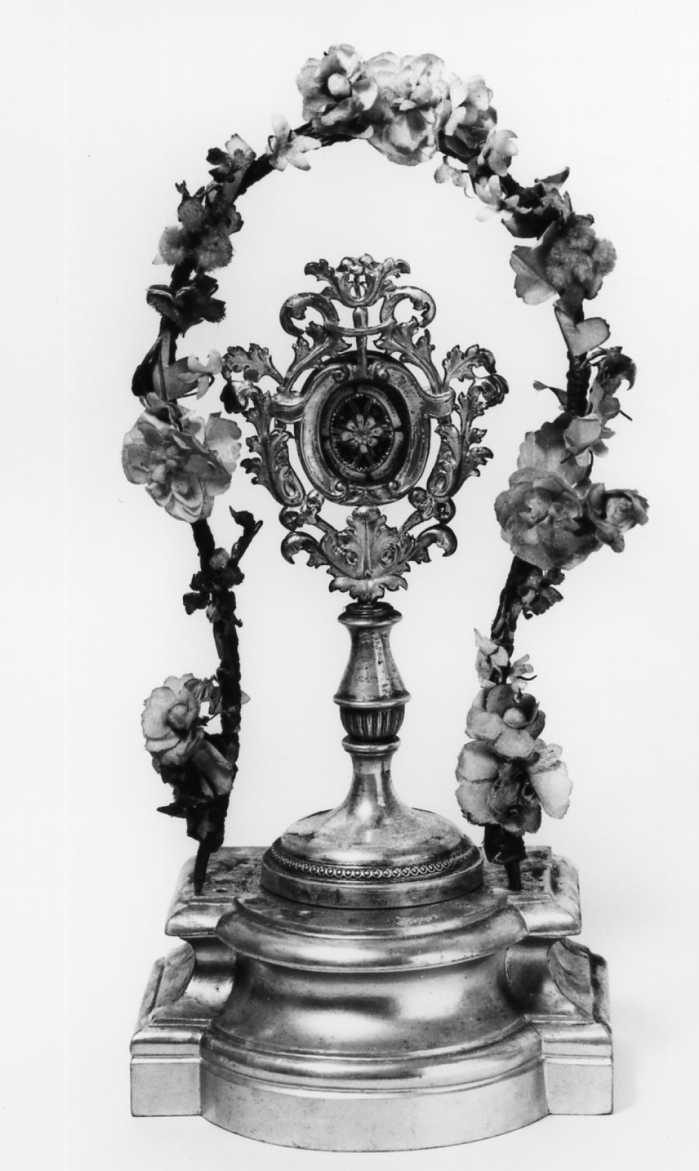 reliquiario - a ostensorio - manifattura bolognese (seconda metà sec. XIX)
