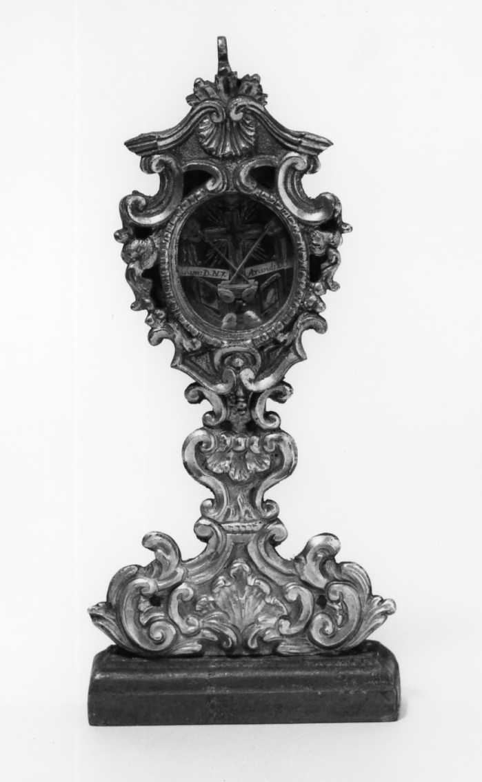 reliquiario - a ostensorio - manifattura emiliana (sec. XVII)