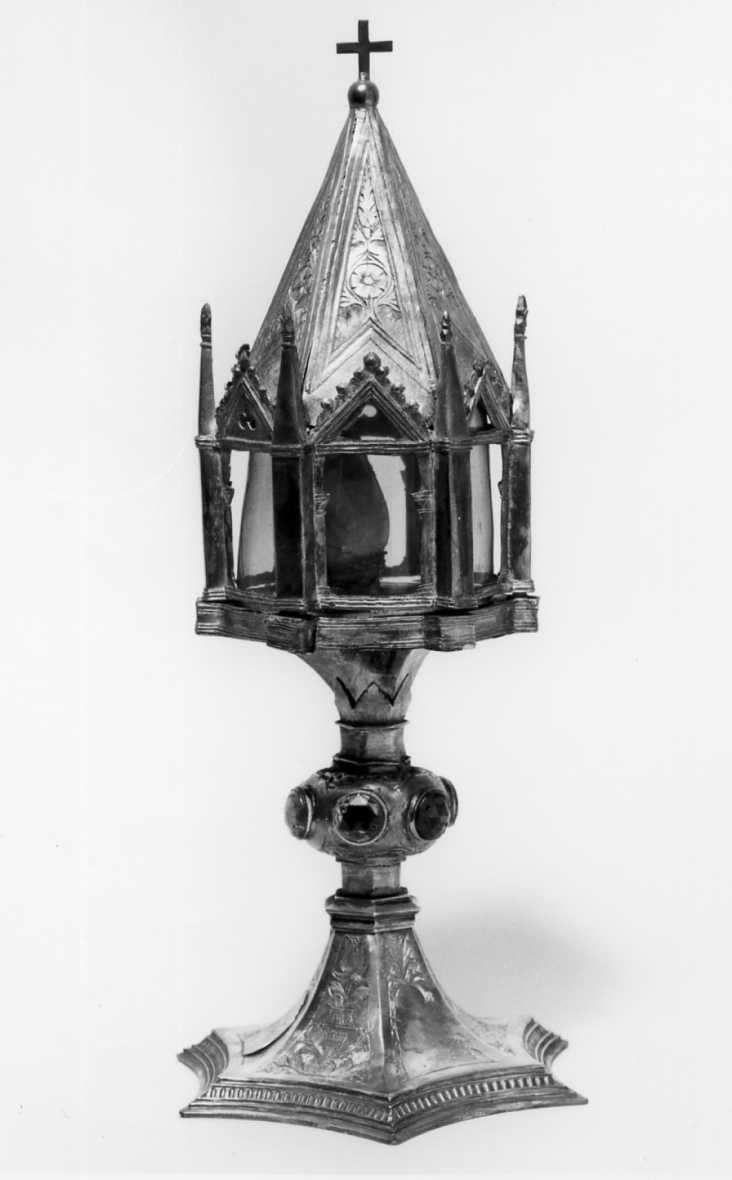 reliquiario - manifattura emiliana (sec. XV)