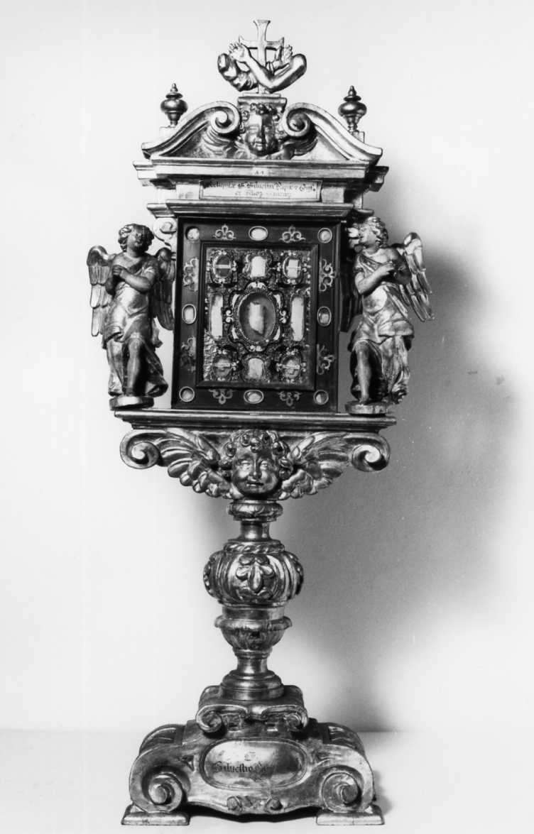 reliquiario - a tabella - manifattura bolognese (prima metà sec. XVII)