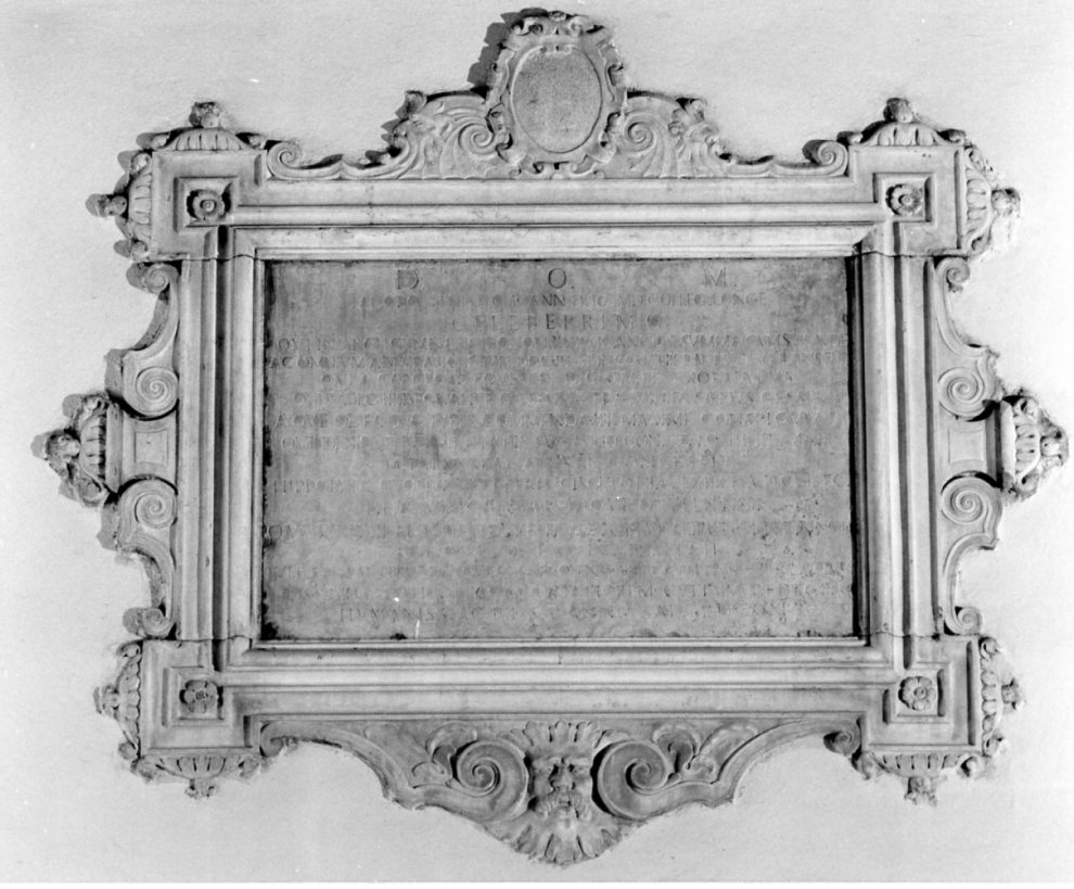 lapide tombale - produzione emiliana (sec. XVII)