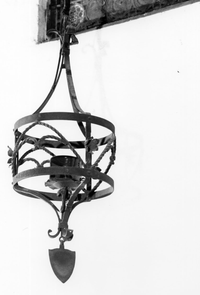 lampadario - produzione emiliana (inizio sec. XX)