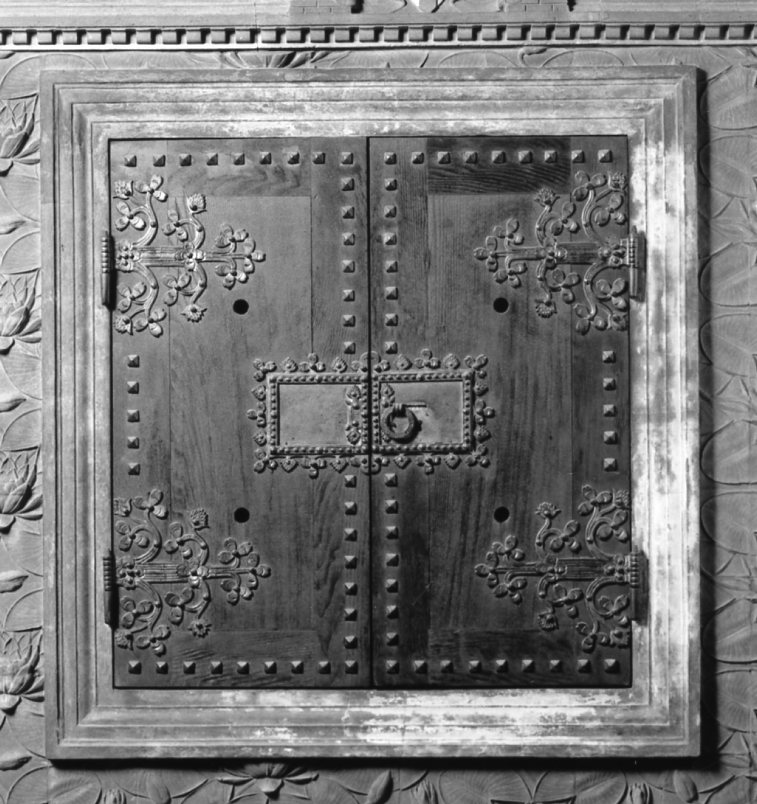 anta di armadio - produzione emiliana (sec. XIX)