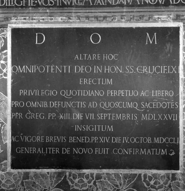 lapide celebrativa - produzione emiliana (fine sec. XIX)