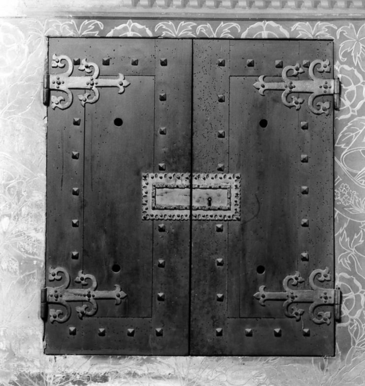 anta di armadio - produzione emiliana (fine sec. XIX)