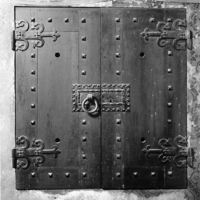 anta di armadio - produzione emiliana (fine sec. XIX)