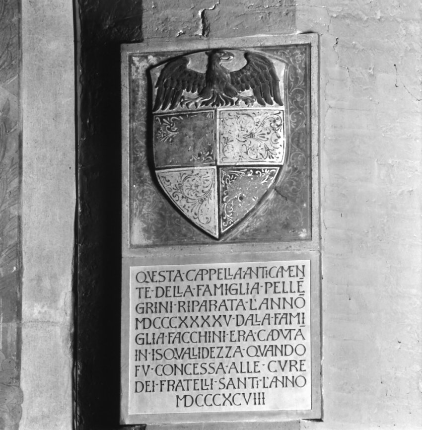 lapide - produzione emiliana (sec. XIX)