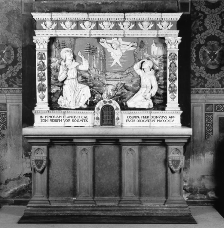 altare di Collamarini Edoardo, Minghetti Arturo, Minghetti Gennaro, Colombarini Arturo, Casanova Achille (sec. XIX)