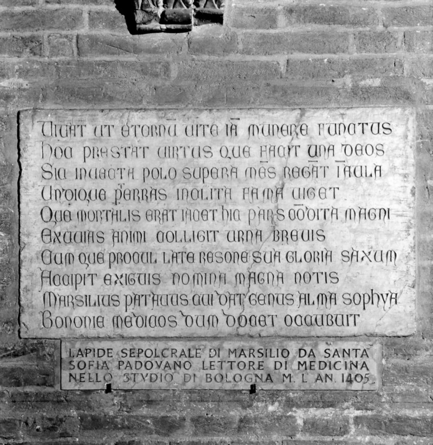 lapide tombale - produzione emiliana (sec. XV)