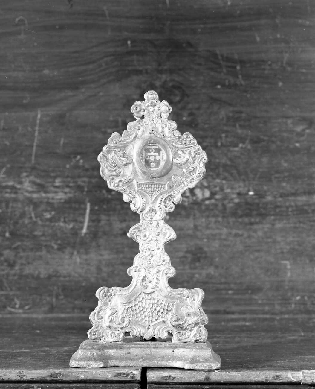 reliquiario - a ostensorio - manifattura ferrarese (prima metà sec. XVIII)