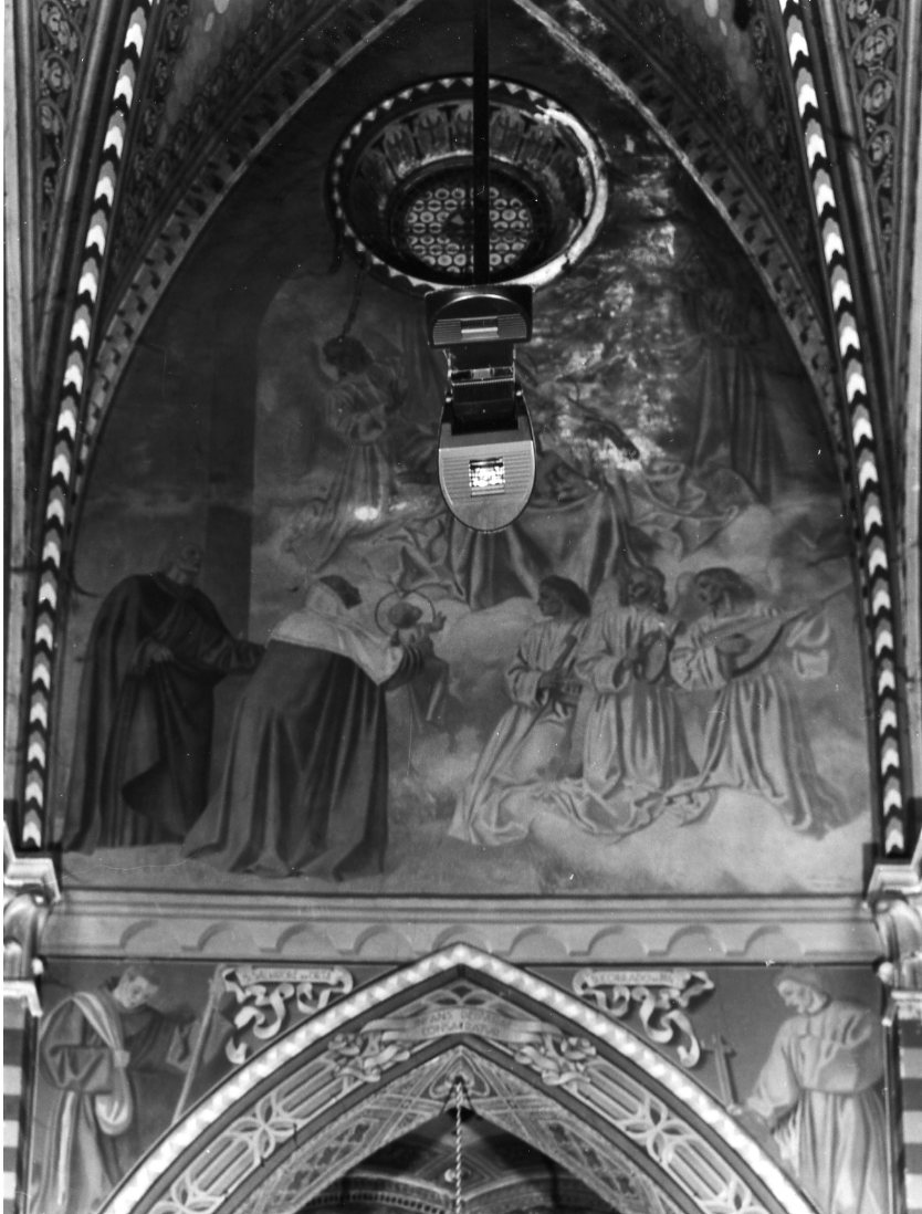 I genitori di Sant'Antonio da Padova offrono il figlioletto alla Vergine (dipinto) di Nardi Antonio Maria (sec. XX)